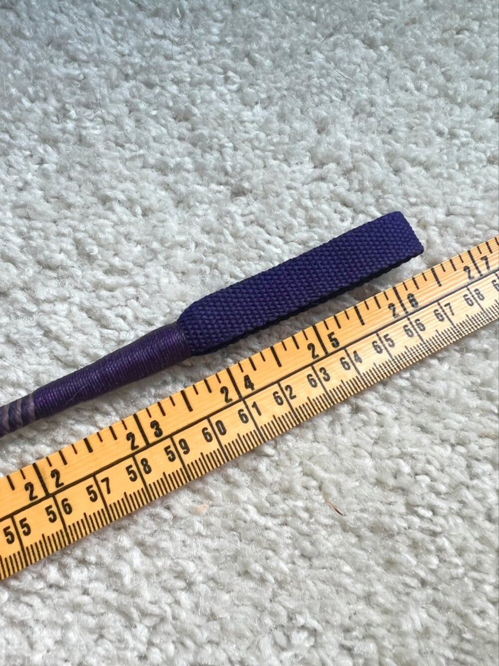 Purple County Riding Crop 24" - Picture 3 of 3